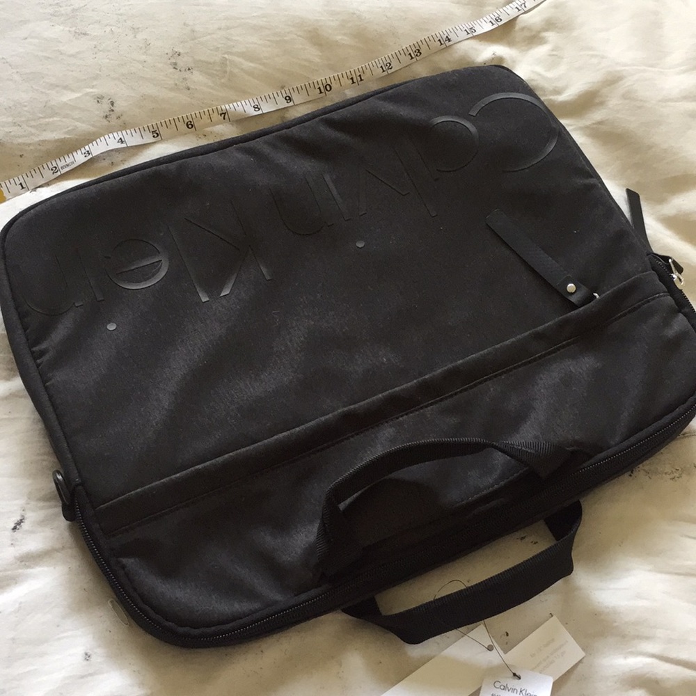 💻 CALVIN KLEIN 15" laptop bag handle bag w/ strap